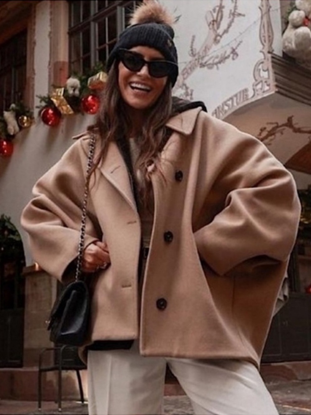 Zara Camel Coat Jacket - Picture 15 of 15